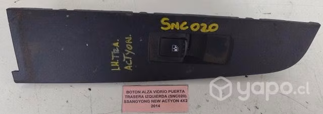 Boton AlzaVidrio tra izq Ssangyong New Actyon 2014