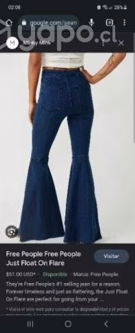 Jeans flare Free people talla 38 - Imagen 3