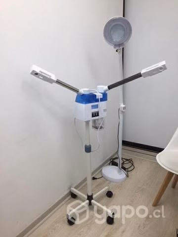 Vapor Ozono con lupa de pedestal como nuevos