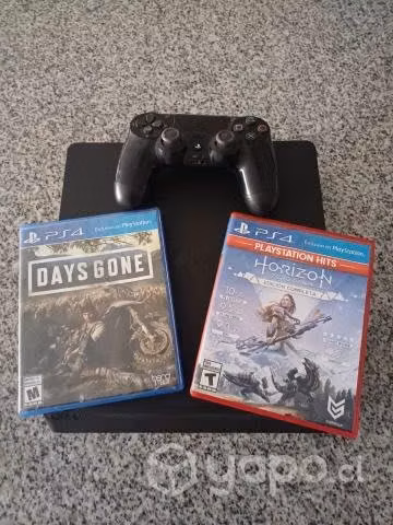 PS4 Slim 1 TB + 2 juegos + 1 control