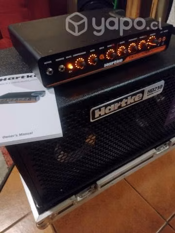 Cabezal Hartke tx 600 nuevo más gabinete