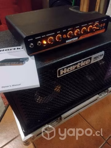 Cabezal Hartke tx 600 nuevo más gabinete