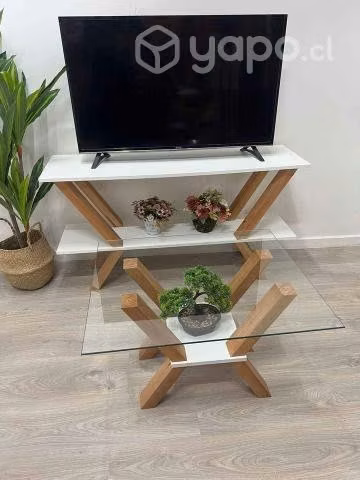 Rack mueble tv estilo moderno hasta 55 pulgadas - Imagen 3
