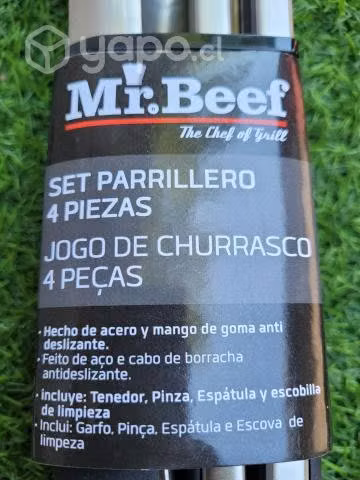 Pack parrillero nuevo