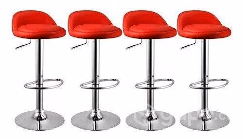 Pack 4 Silla De Bar Piso Dandy Regulable Taburete