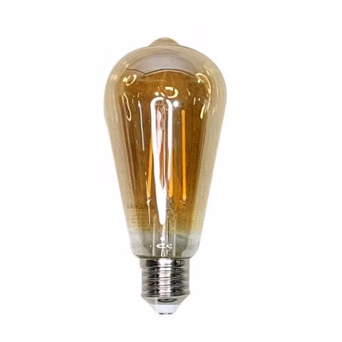 Pack de 12 ampolletas filament st64 wellmax 8w