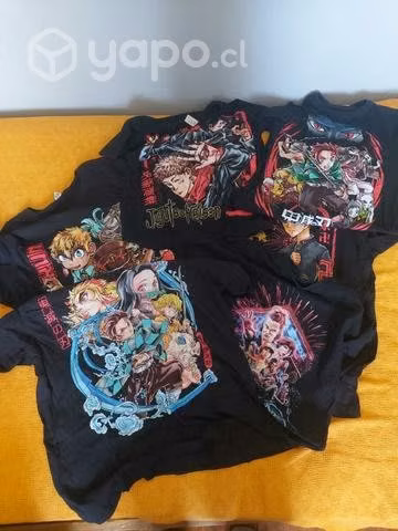 Poleras Anime Serigrafía