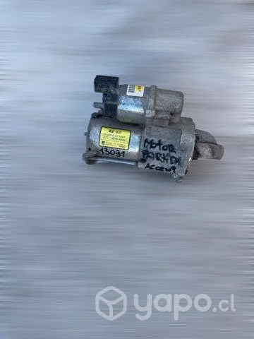 Motor de partida hyundai accent rb