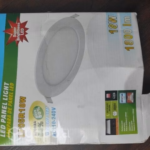 Lámpara led circular súper delgada para empotrar