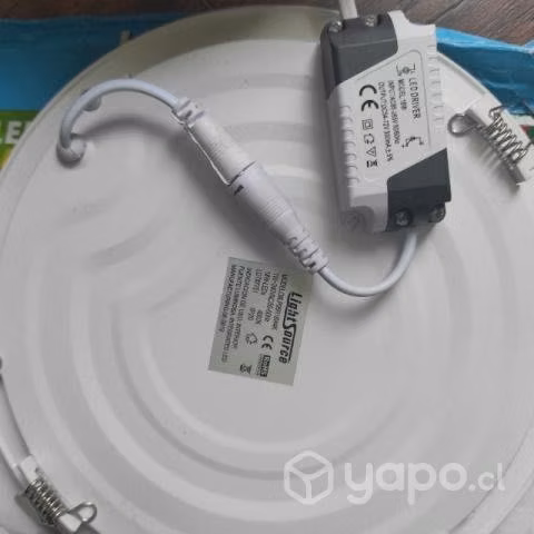 Lámpara led circular súper delgada para empotrar