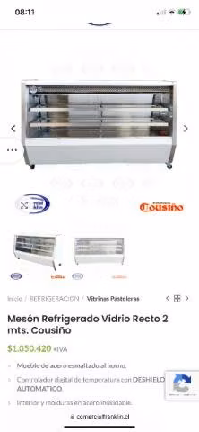 Mesón refrigerado 2 metros - Imagen 2