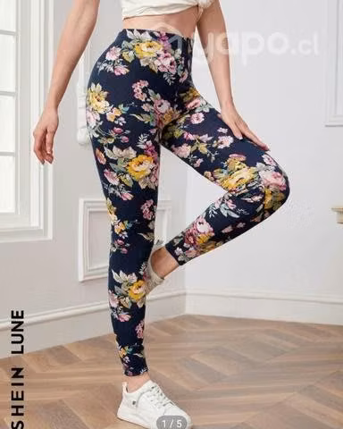 Calza floreada importada talla S