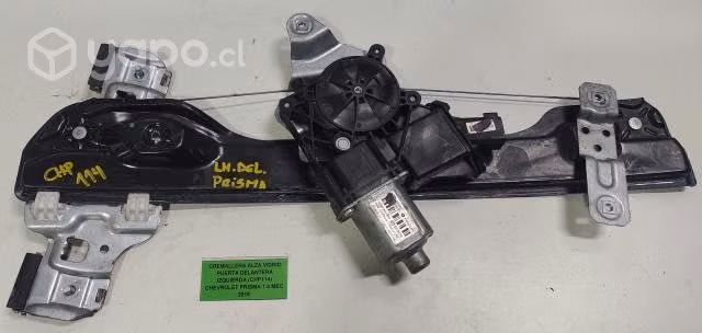 Cremallera Alza Vidrio Puerta Delantera Izq Chevro
