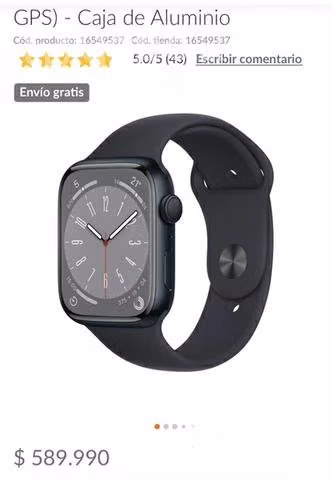 APPLE WATCH SERIE 8 45 mm