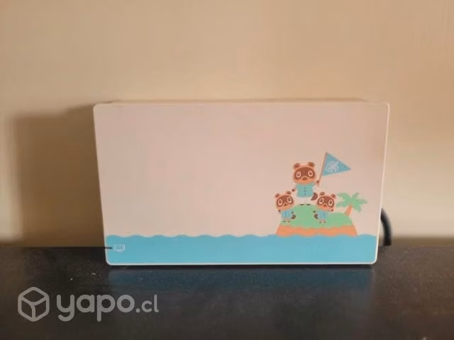 Nintendo switch con tematica de animal crossing