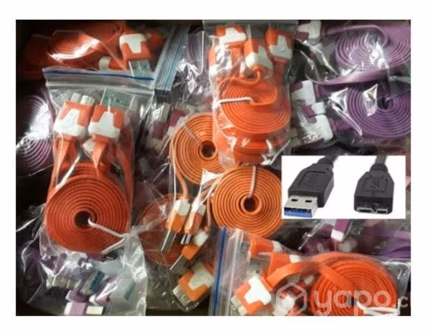 Set 3 Cables Comunicación Usb 3.0 Calidad Flexible