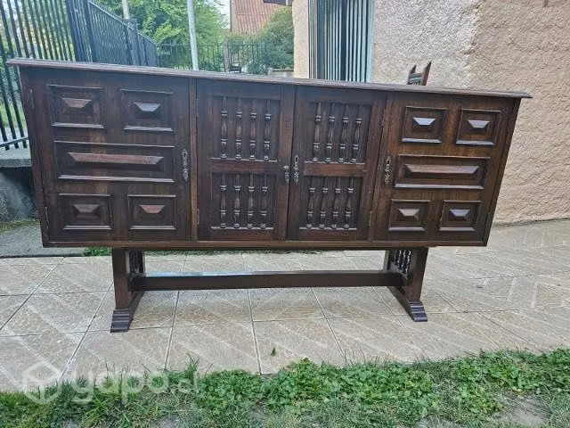 Mesa comedor con 8 sillas y biffe - Imagen 4