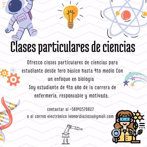 Clases particulares de ciencias naturales