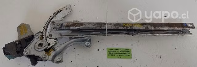 Cremall AlzaVidrio Tra Izq (046) Nissan NP300 2017