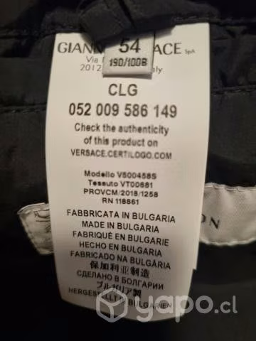 Casaca Versace Collection