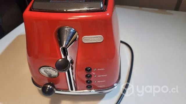 Tostadora Vintage Delonghi roja - Imagen 6