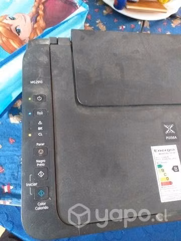 Impresora cannon como nueva funcionando sin tinta