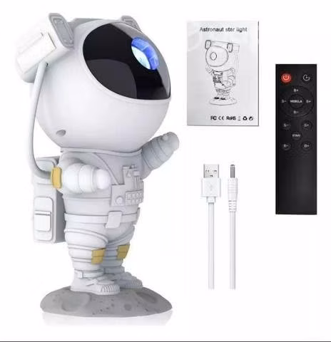 Parlante proyector con control modelo astronauta - Imagen 2