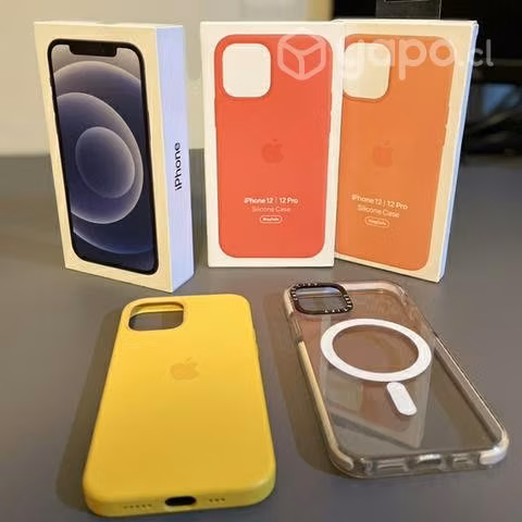 IPhone 12 negro 128gb + fundas