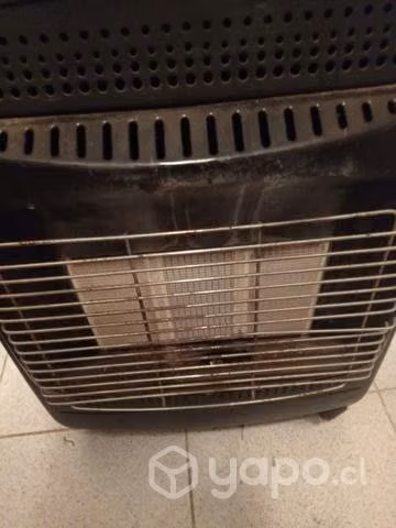 Estufa a gas con cilindro de 15 kilo vacío