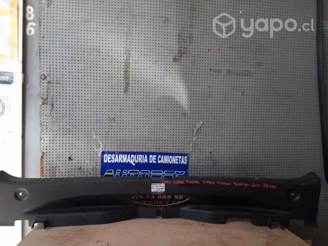 Tapiz cubre frontal trasero Nissan Qashqai 2011-14