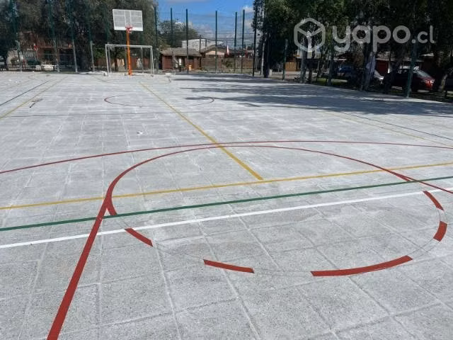 Pintado y demarcacion de canchas