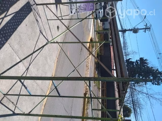 Un cuerpo de andamio.