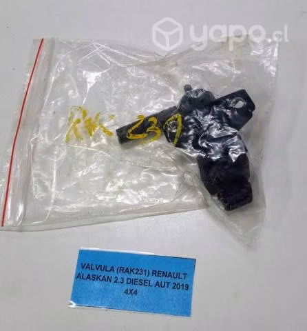 Valvula (RAK231) Renault Alaskan 2.3 Diesel AUT