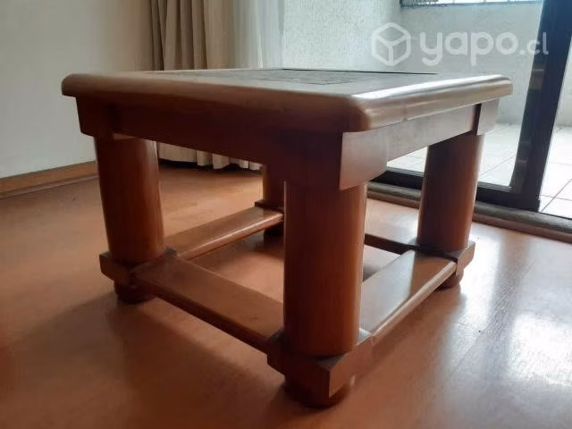 Mesa De Centro Con Piedra Excelente Calidad Impec - Imagen 2