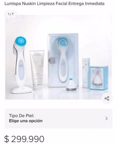 Lumispa Nuskin limpieza facial - Imagen 3