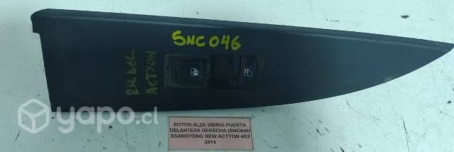 Boton AlzaVidrio del der Ssangyong Nw Actyon 2014