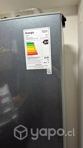 Nevera Midea verla es compárala, 4 meses de uso.