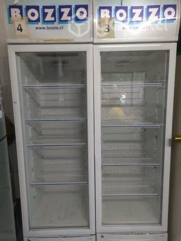 Visicooler Bozzo 400lts 4 repisas iluminación inte