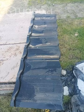 Tejas de zinc usadas