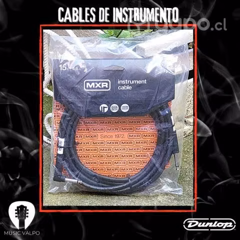 Cables jim dunlop mxr standard 4.6 mts - ángulo