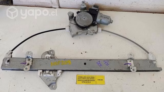Cremallera Alza Vidrio del der (209) Nissan NP300