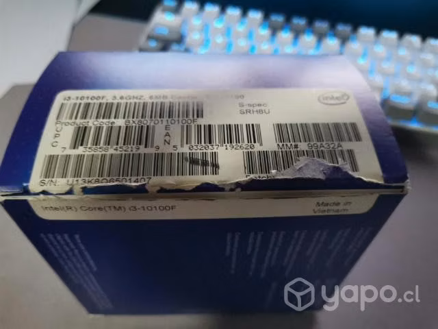Procesador i3 10100f 10th Gen nuevo