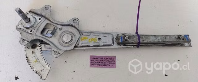 Cremallera Alza Vidrio tras izq Nissan NP300 2017