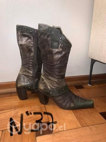 Bota de cuero para mujer!!