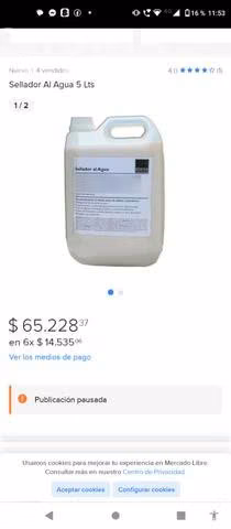 Sellador al agua impermeabilizante