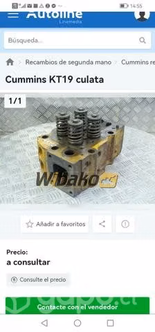 Culatas motor Cummins KT19