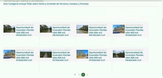 Terreno de Inversión Florida USA 923 m2