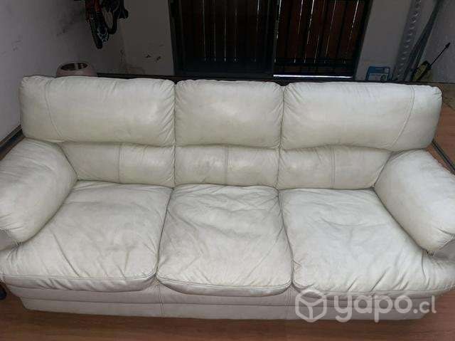 Sillón Rosen Cuero Blanco - Imagen 2