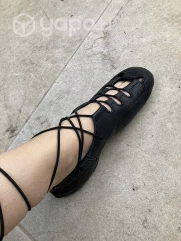 Zapatilla danza escocesa cuero - Imagen 3