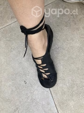 Zapatilla danza escocesa cuero - Imagen 5